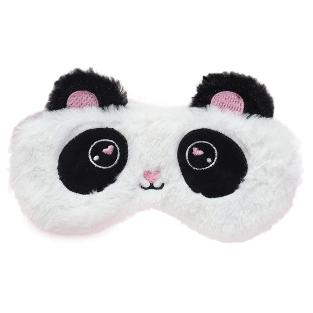 Ulbemoll máscara panda para dormir, bloquea la luz para descanso cómodo.