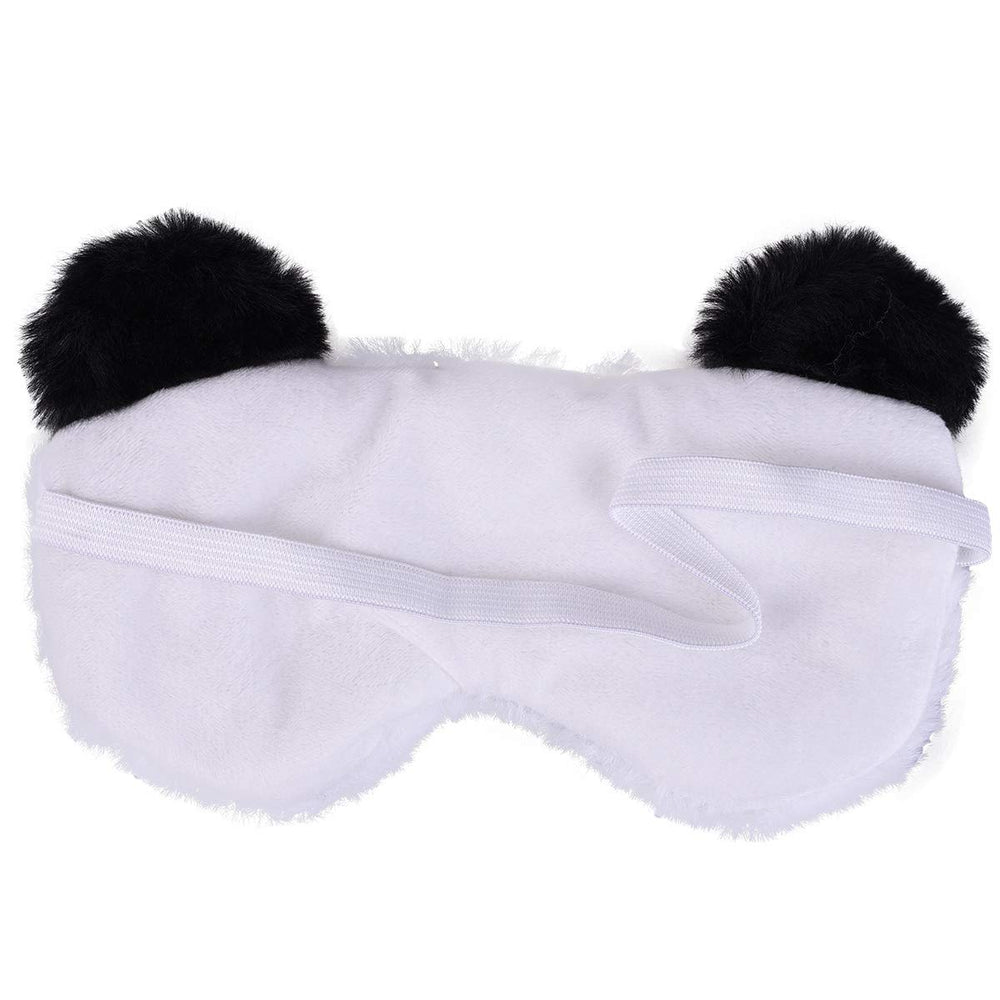 Máscara panda Ulbemoll para viajes en avión y descanso en tránsito.