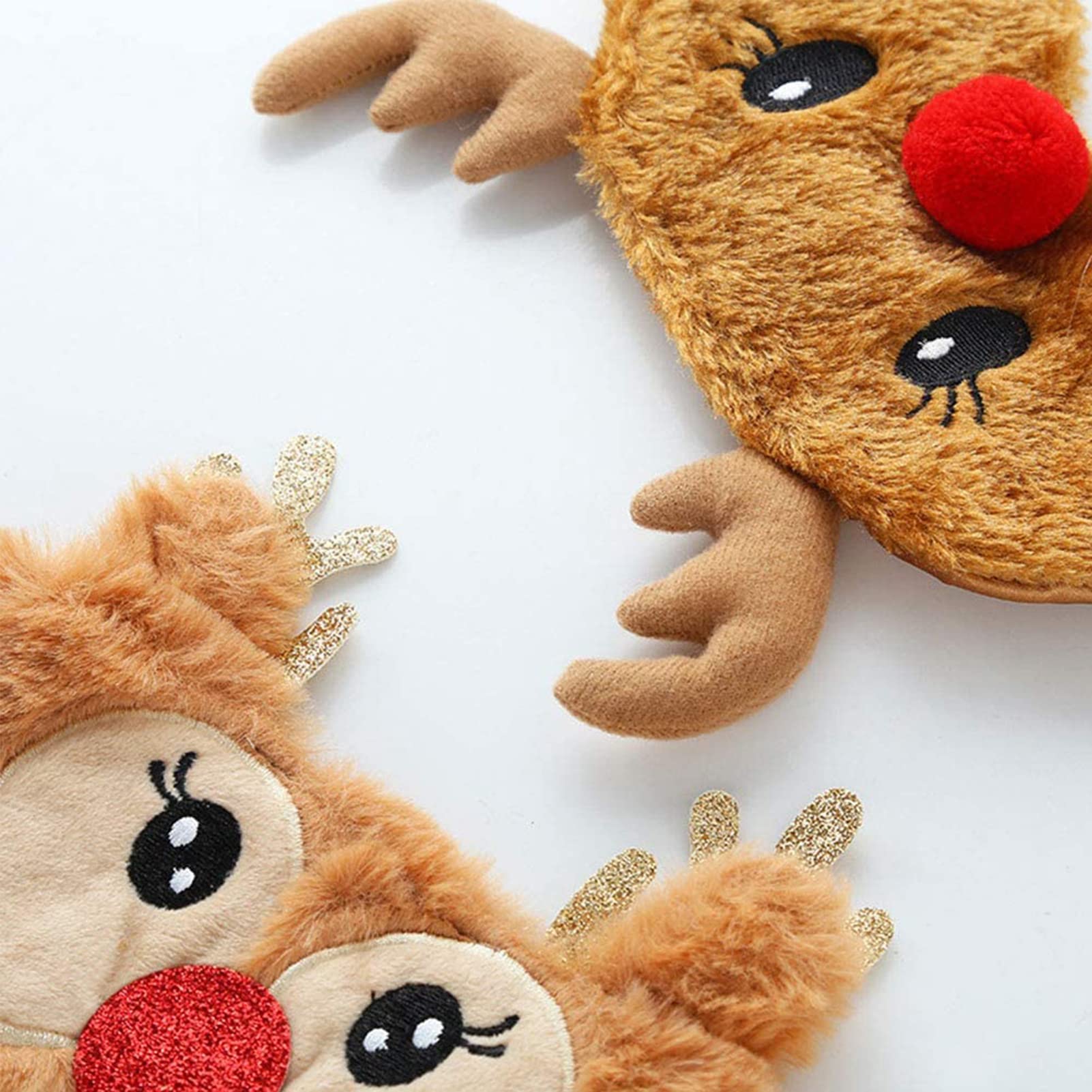 Ulbemoll one-size reindeer mask fits most heads comfortably