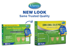 Ulensy Corn Remover Pads close-up of medicated core for targeted relief.