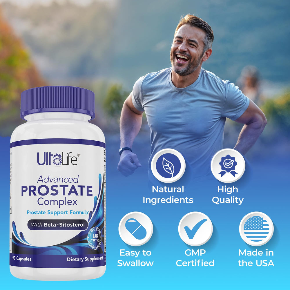 ULTALIFE Nighttime comfort capsules suggest fewer bathroom trips.