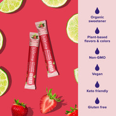 Ultima Replenisher 16-stickpack packaging highlights keto-friendly, sugar-free formula.