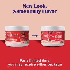 Ultima Replenisher 6-electrolytes graphic highlighting minerals for balanced hydration.
