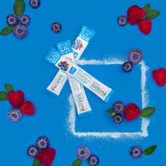 Ultima Replenisher six electrolytes graphic highlighting balanced hydration