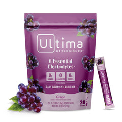 Ultima Replenisher daily electrolyte powder grape stickpack ready to mix for hydration