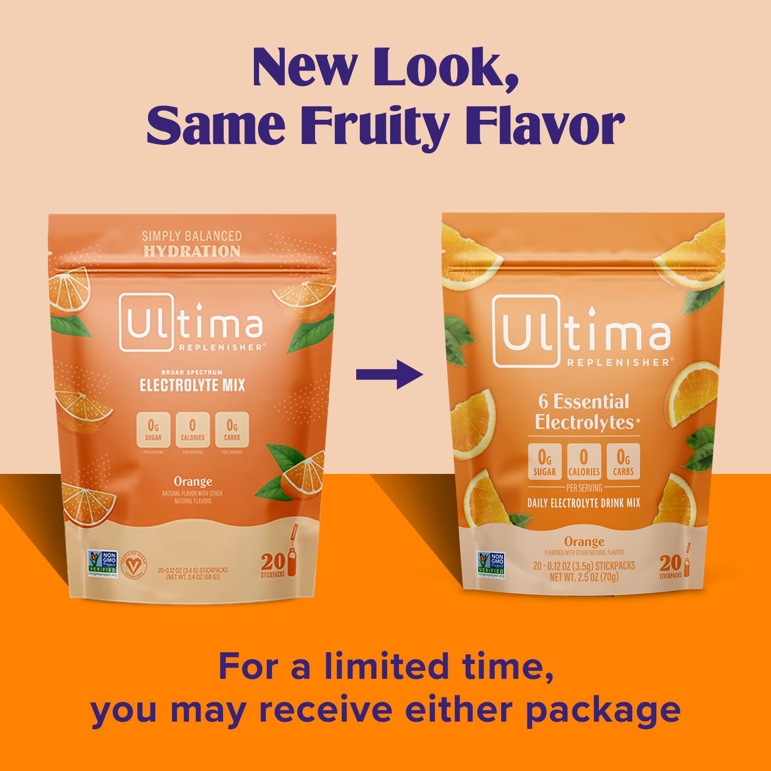 Ultima Replenisher dissolving powder in water showing quick zero calorie hydration