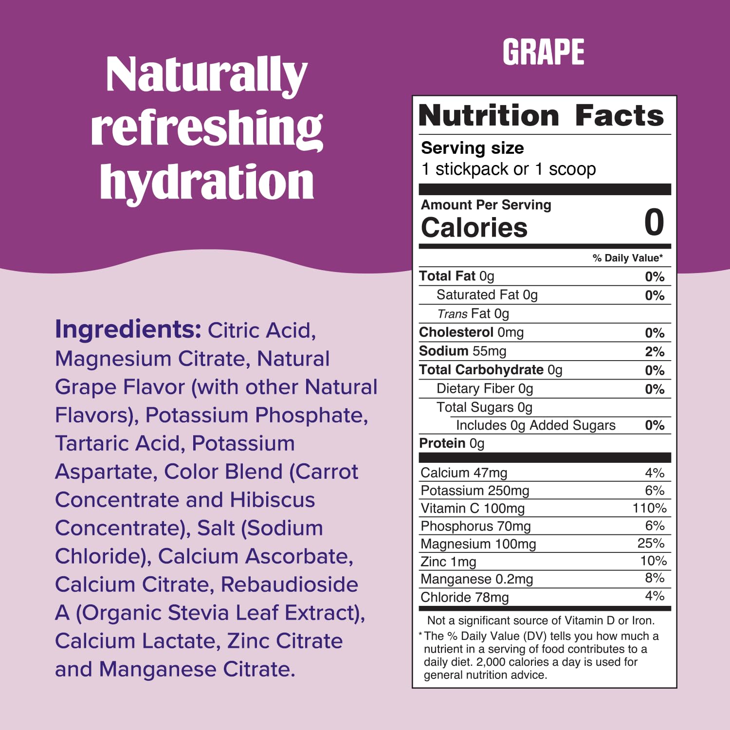 Ultima Replenisher organic stevia sweetness highlights natural flavor without sugar