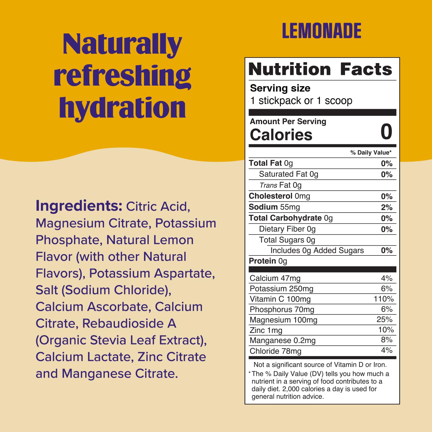 Ultima Replenisher six key electrolytes and zinc illustration