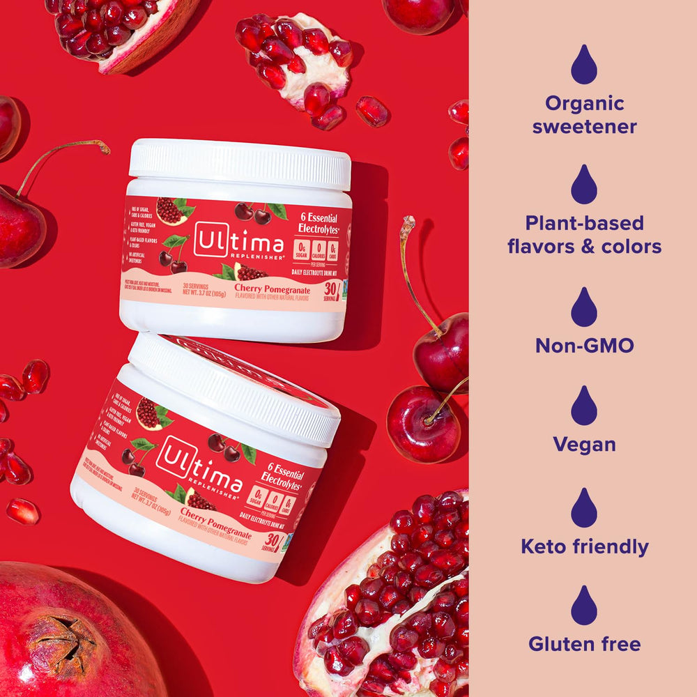 Ultima Replenisher stevia-sweetened flavor for naturally sweet hydration.