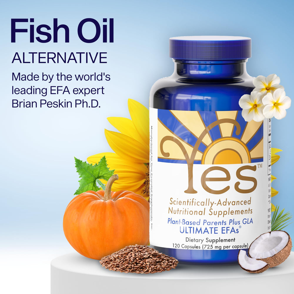 ULTIMATE EFAs capsules close-up emphasize heart-supporting omega-3