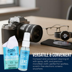 Ultra Clarity 6oz refill bottle for continuous streak-free cleaning