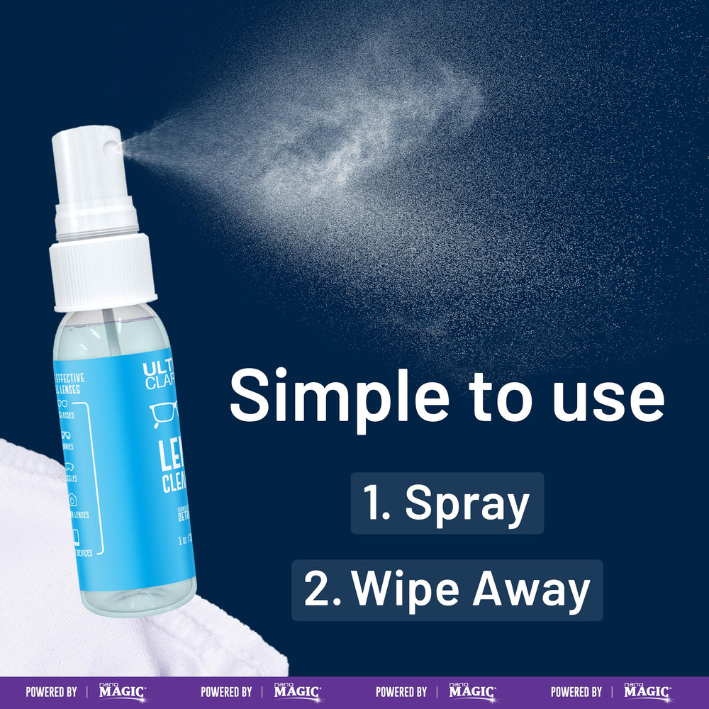 Ultra Clarity coated surface safe cleaning with no haze