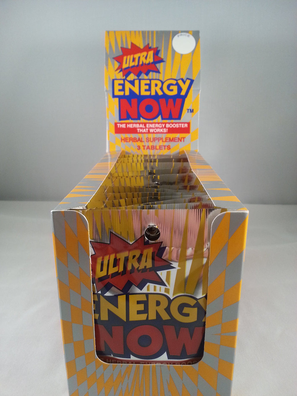 ULTRA ENERGY now 3 tablets per pack for on-the-go focus.