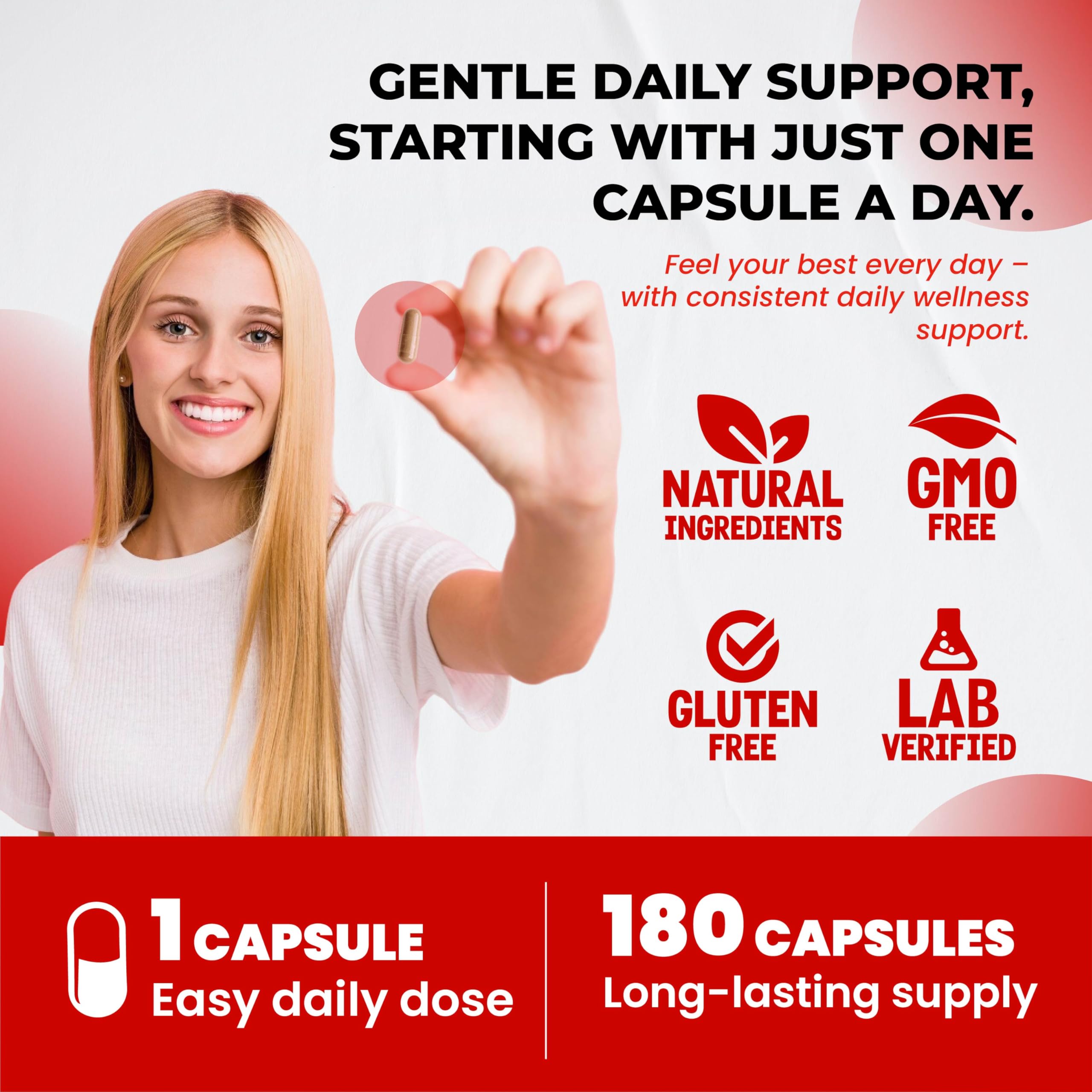 ULTRA HERBS Cortisol Shield 9-in-1 capsules close-up for easy daily support.