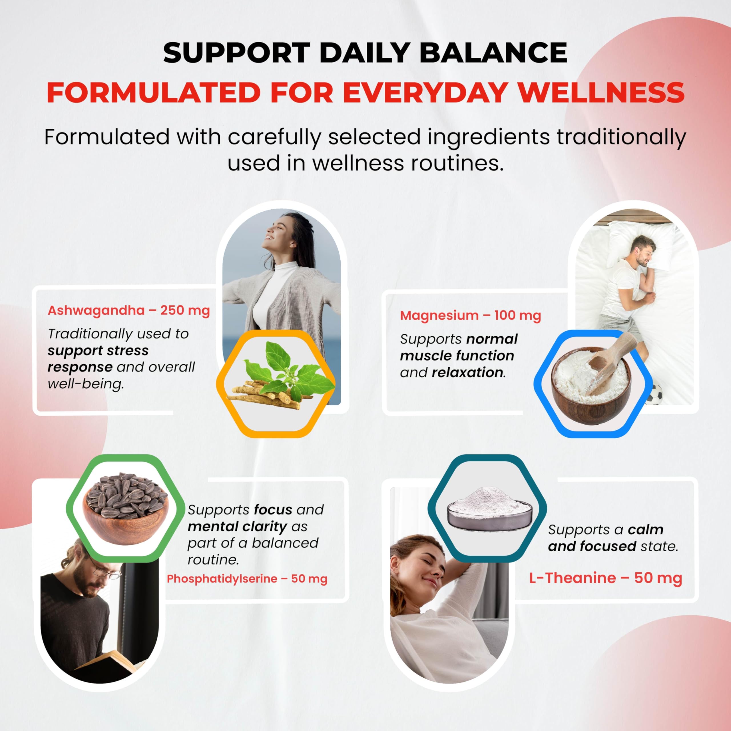 ULTRA HERBS Cortisol Shield 9-in-1 capsules side view for daily routine.