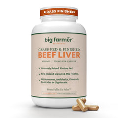 Ultra Human Big Farmer bottle front displaying capsules for daily energy support