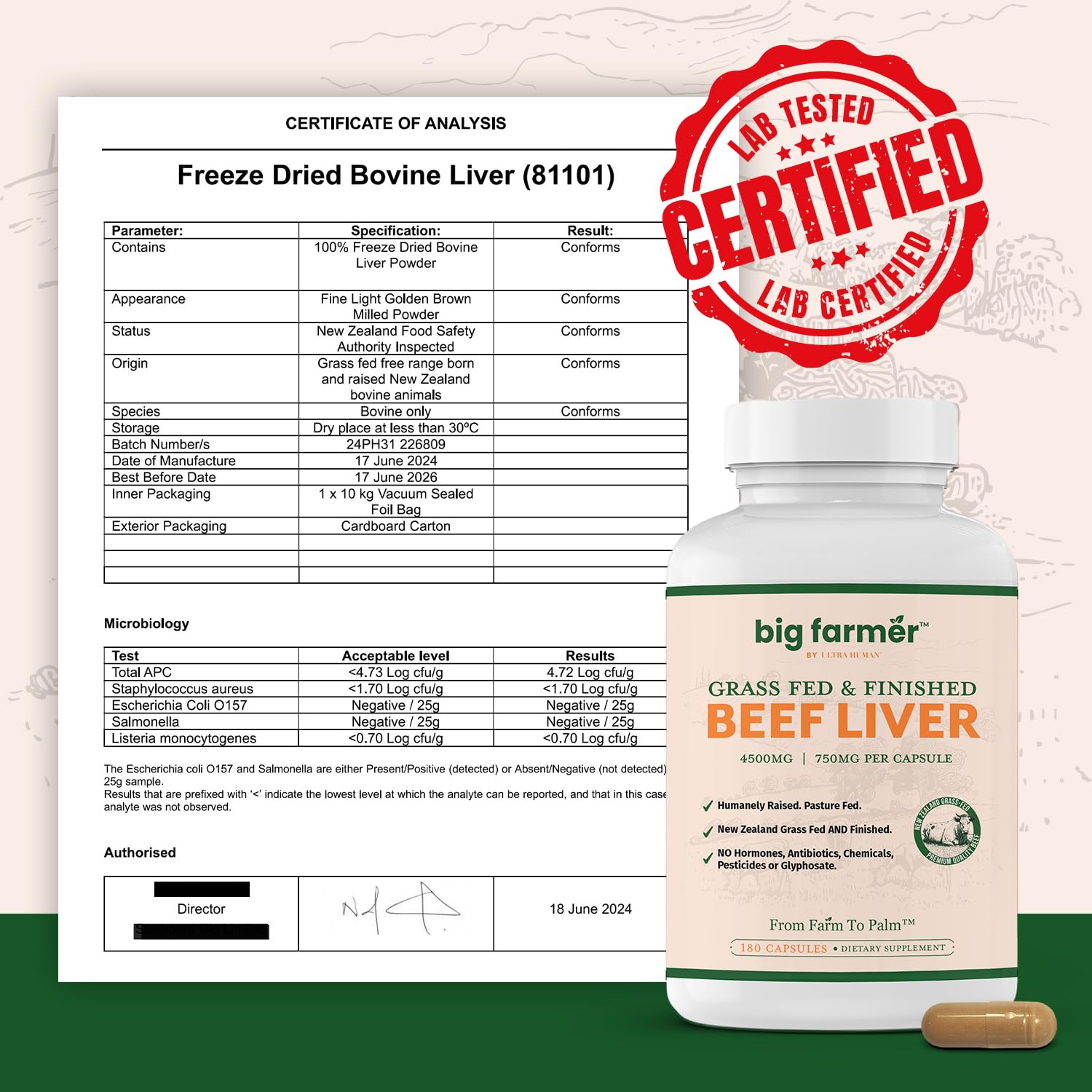 Ultra Human Big Farmer digestion-support benefits in everyday use