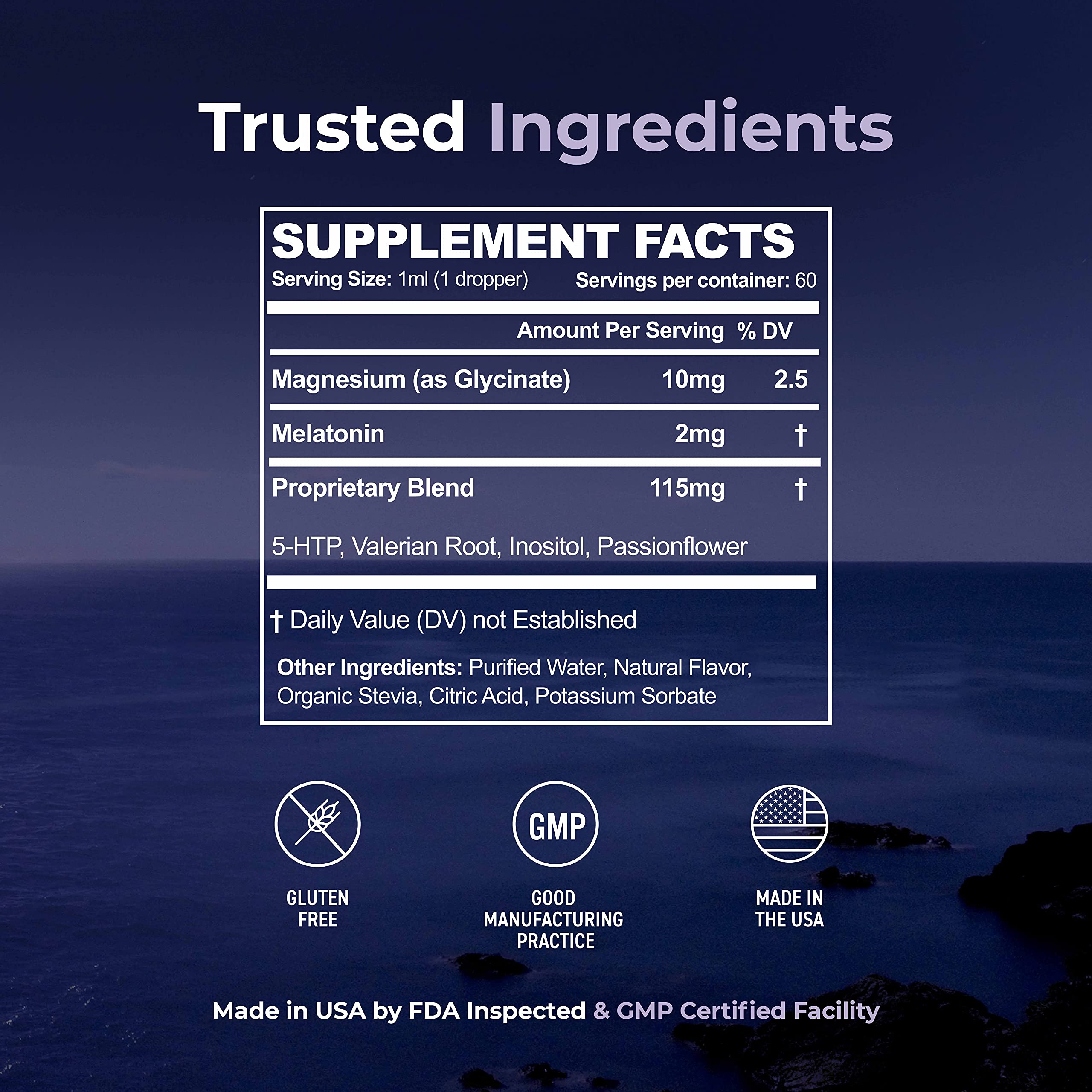 Ultra6 Melatonin Drops dispensing scene showing easy dosing and quick absorption