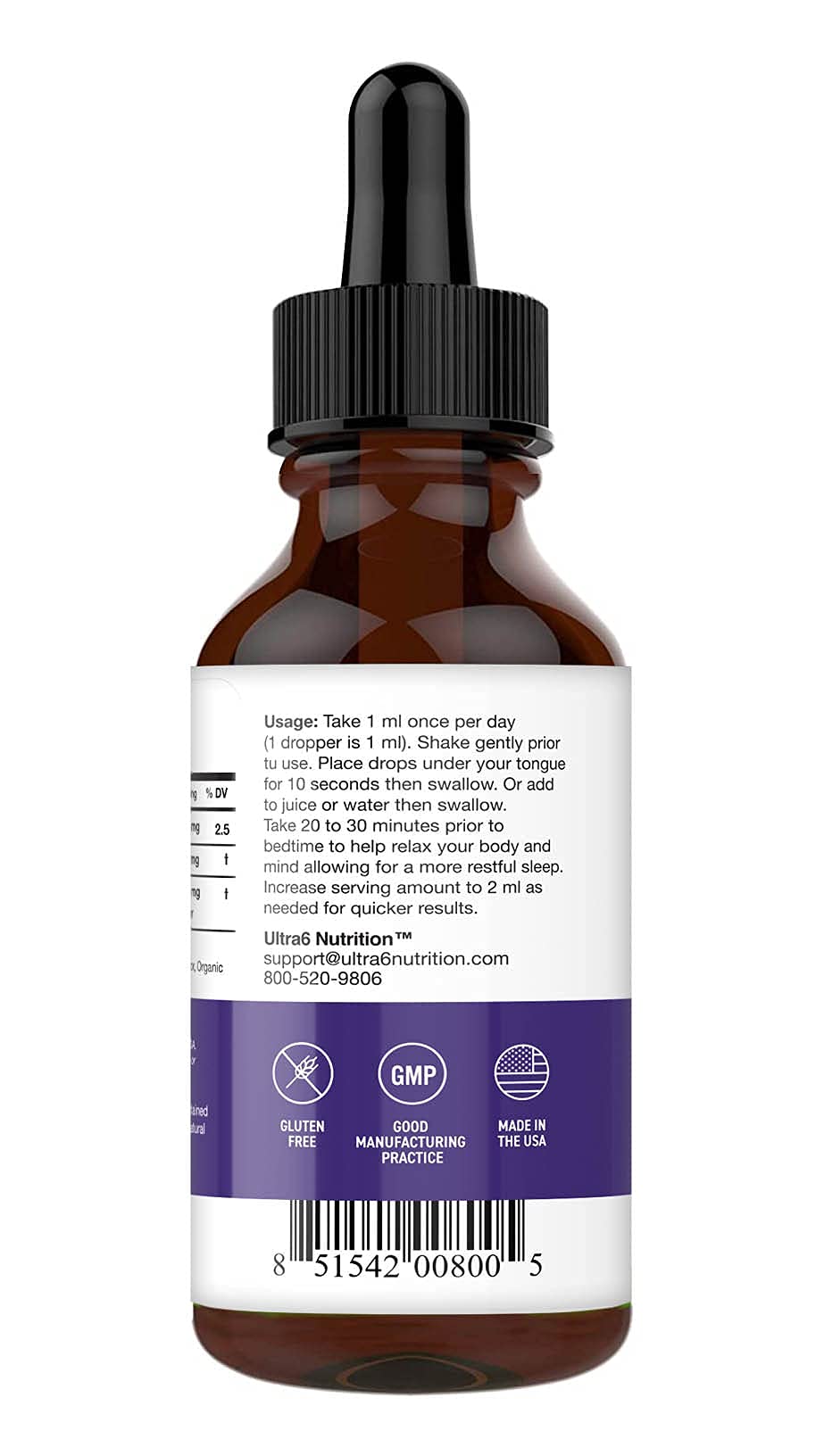 Ultra6 Sleep Aid for adults showcasing trusted US-made quality
