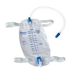 UltraFlex external catheter 32mm shown in condom-style fit for quick application.