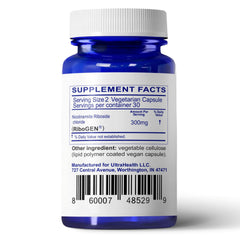 UltraHealth NR 300mg liposomal coating closeup highlighting enhanced bioavailability potential