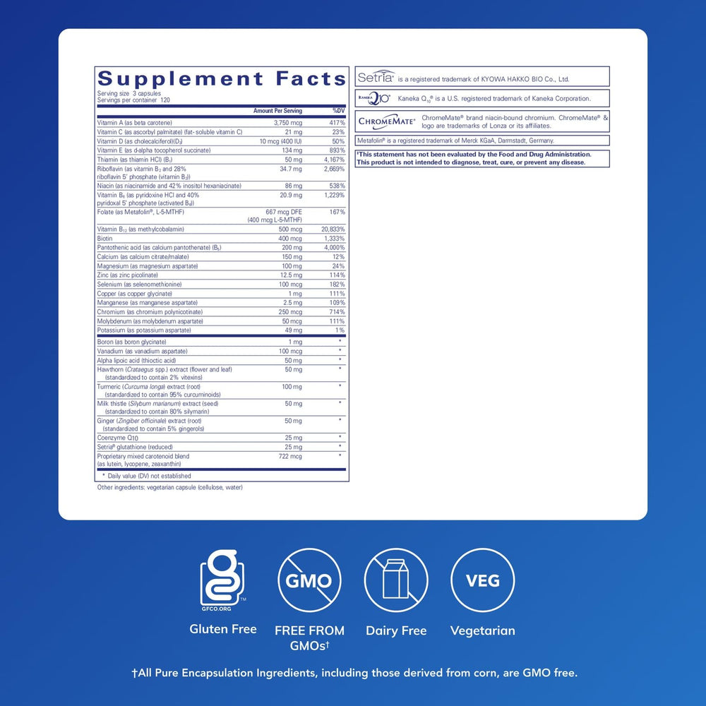 UltraNutrient capsules on a desk highlighting easy daily nutrition