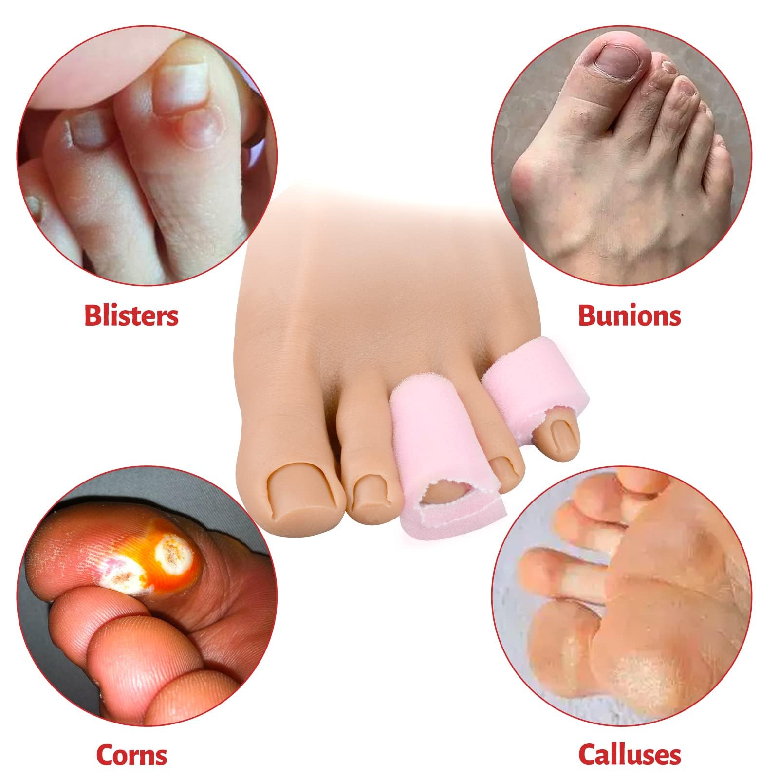36-inch length shown for easy cutting to fit your toe