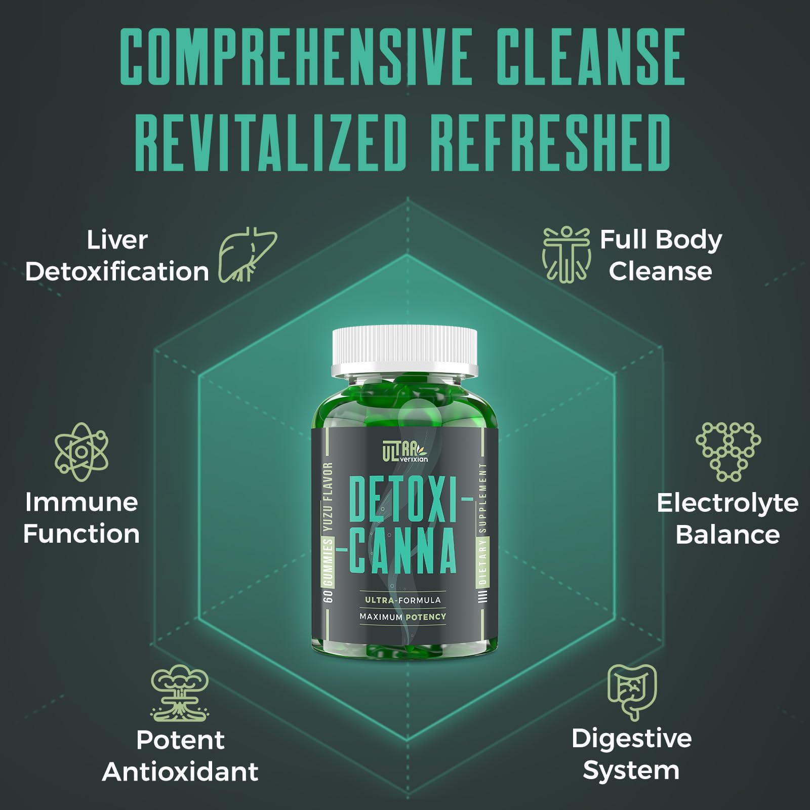 Bentonite clay component found in Ultraverixian detox gummies.