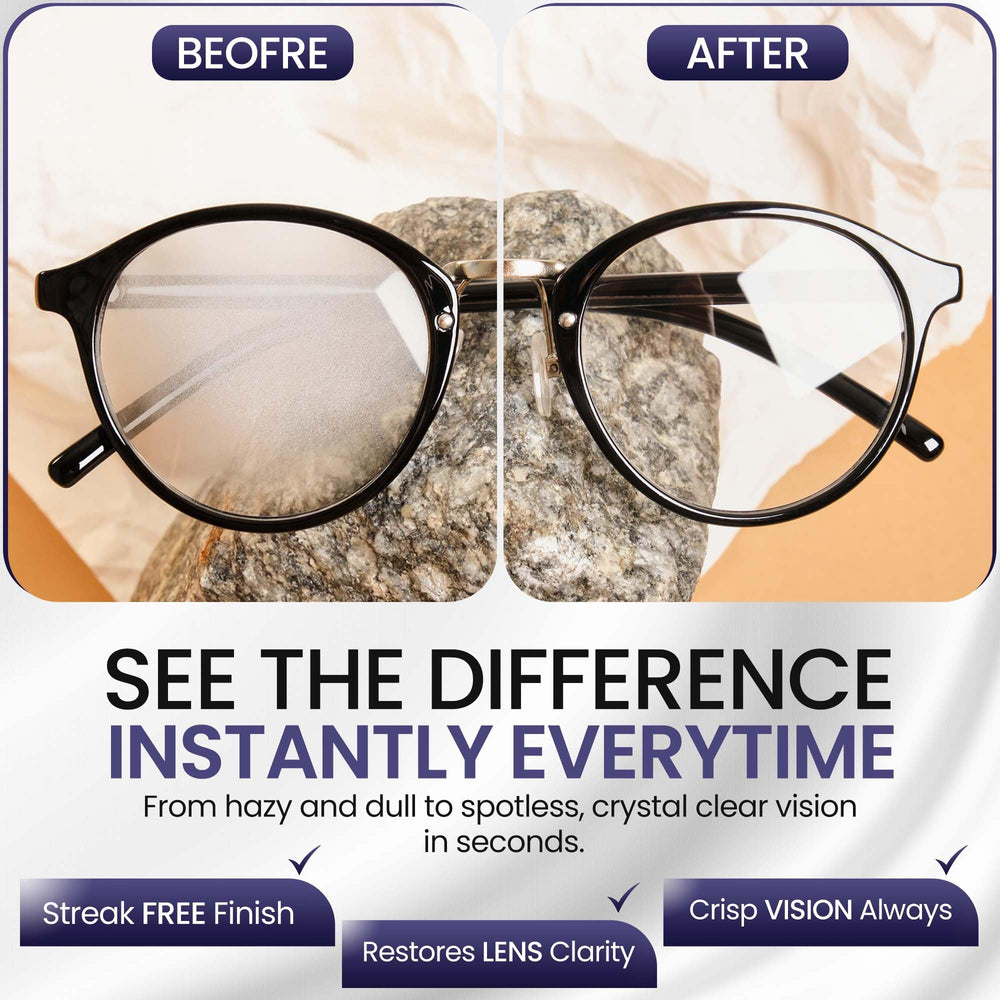 ULTRAVUE gel-lens cleaner texture close-up indicating gel-based formula for residue-free results.