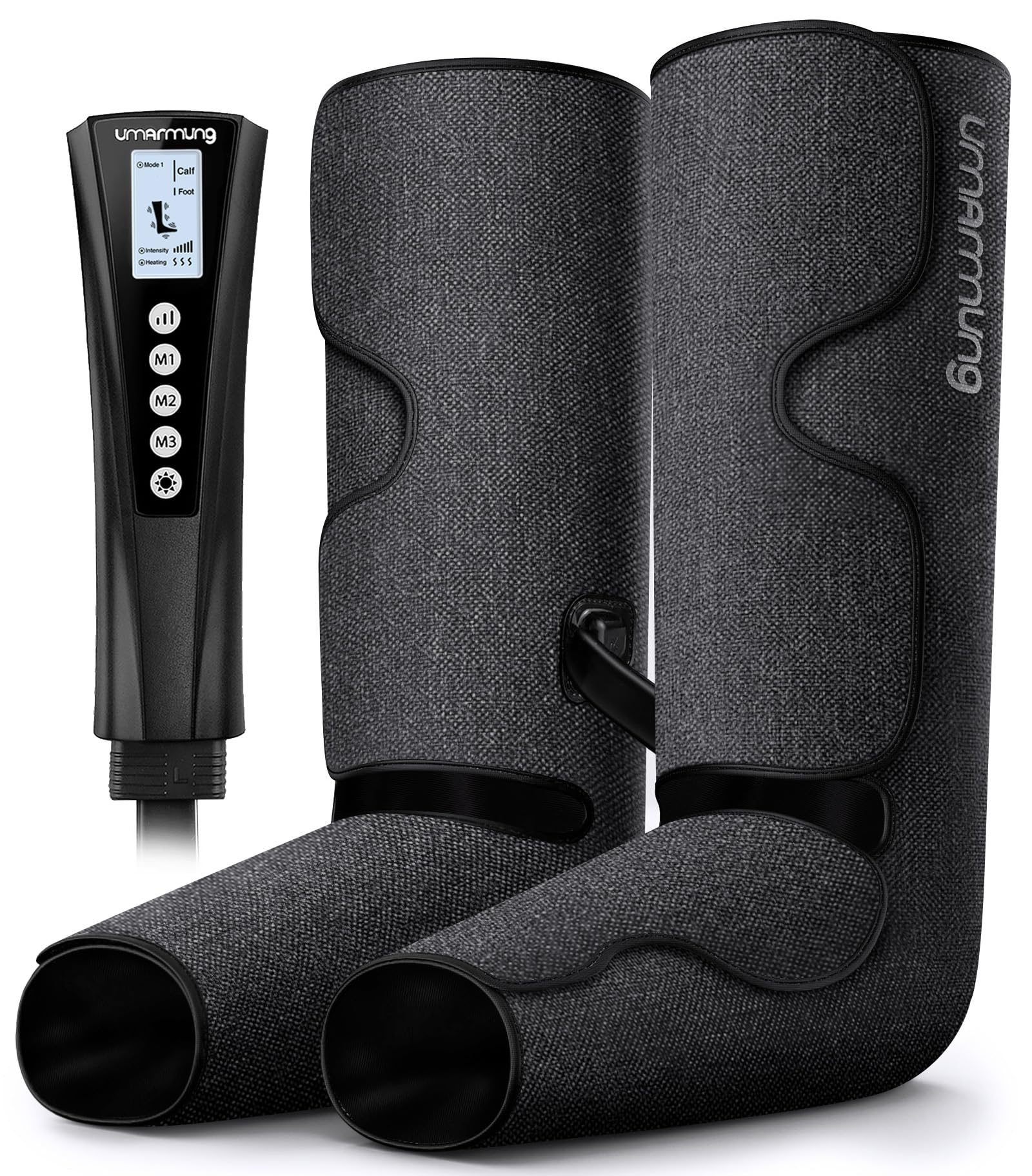 UMARMUNG air compression leg massager showcasing full-leg relief and ease of use