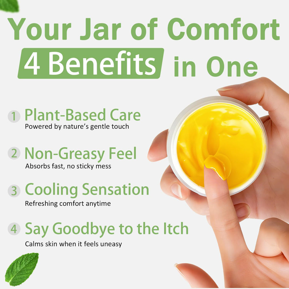 Umex Intensive Itch Relief Cream applied to dry elbow skin for instant comfort.