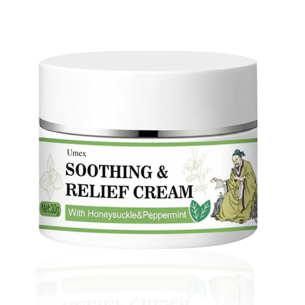 Umex Intensive Itch Relief Cream bottle for fragrance-free daily soothing on sensitive skin