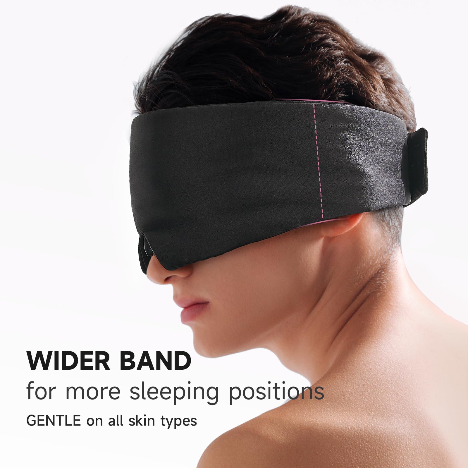 Umisleep sleep mask is machine washable for easy care.