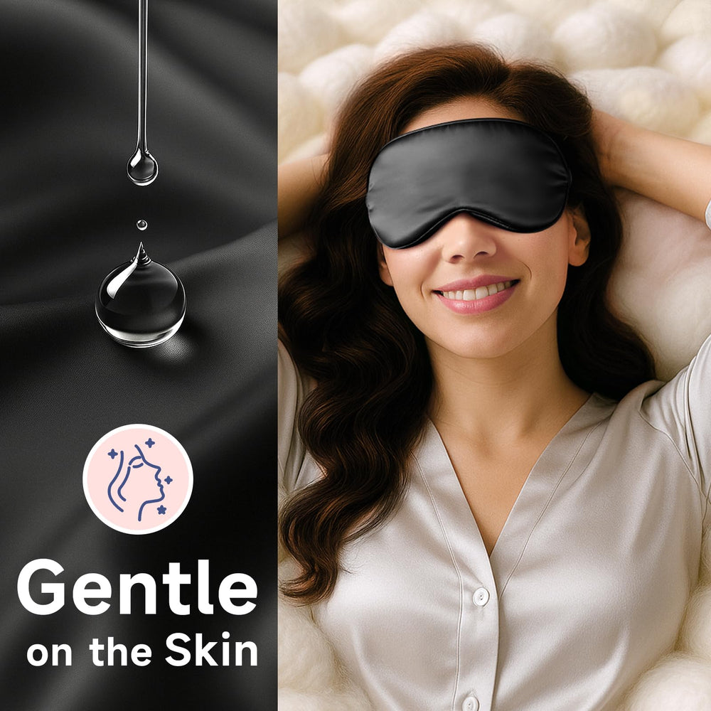 Adjustable strap on Umisleep mask fits 18–26 inches securely