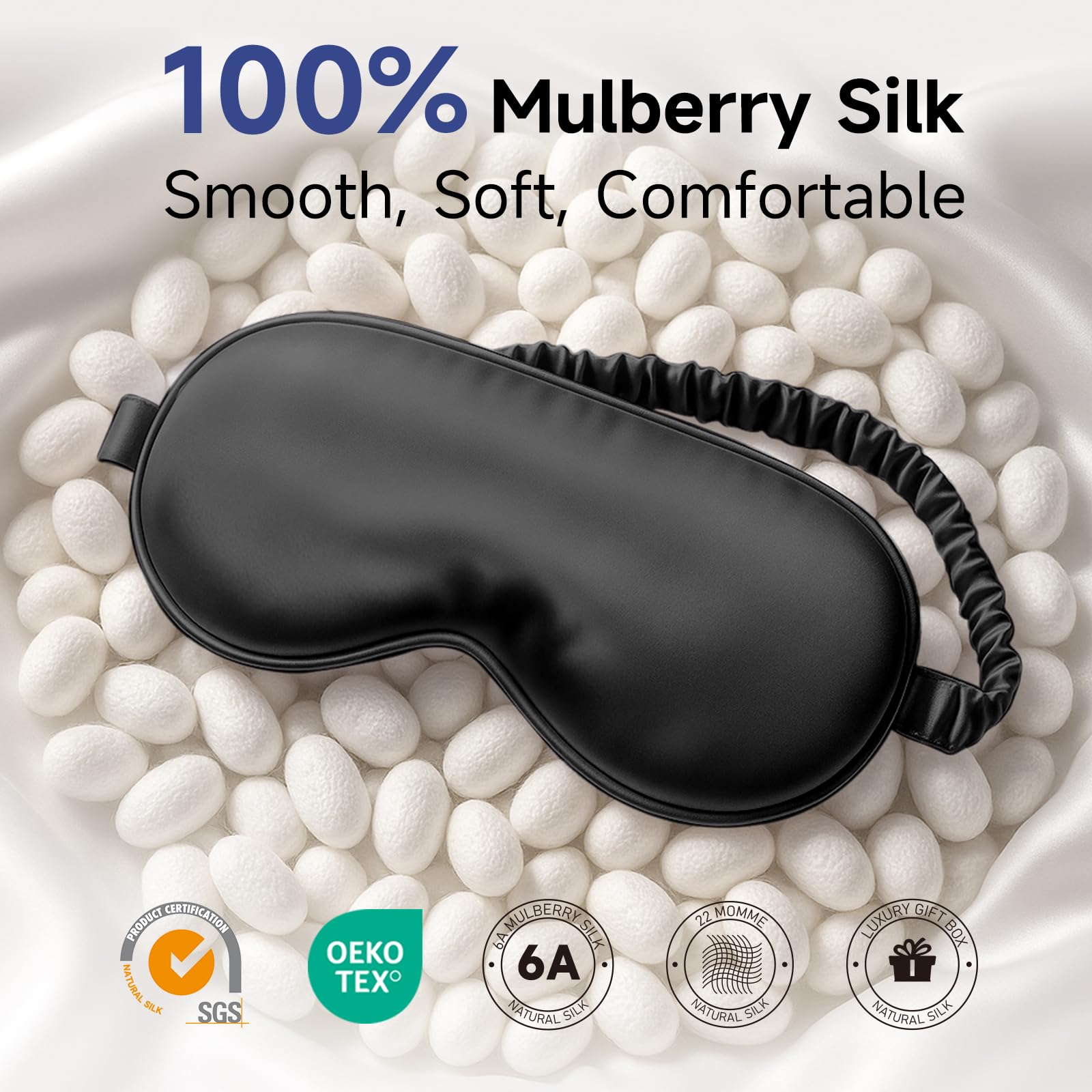 Nose pad design on Umisleep mask enhances light blocking