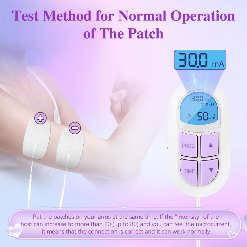 Umtozz pelvic floor device electro-stimulation captures gentle stimulation feature.
