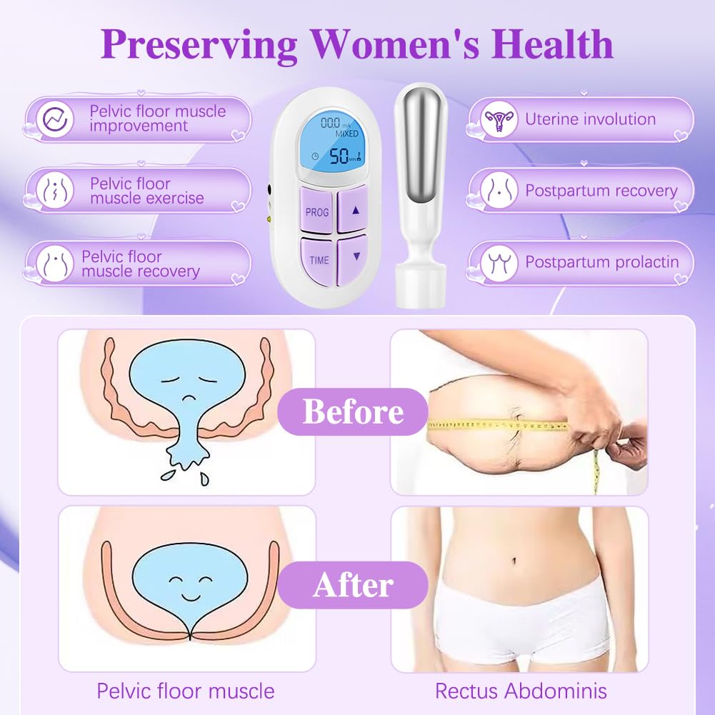 Umtozz pelvic floor device with manual provides clear safety and setup guidance.