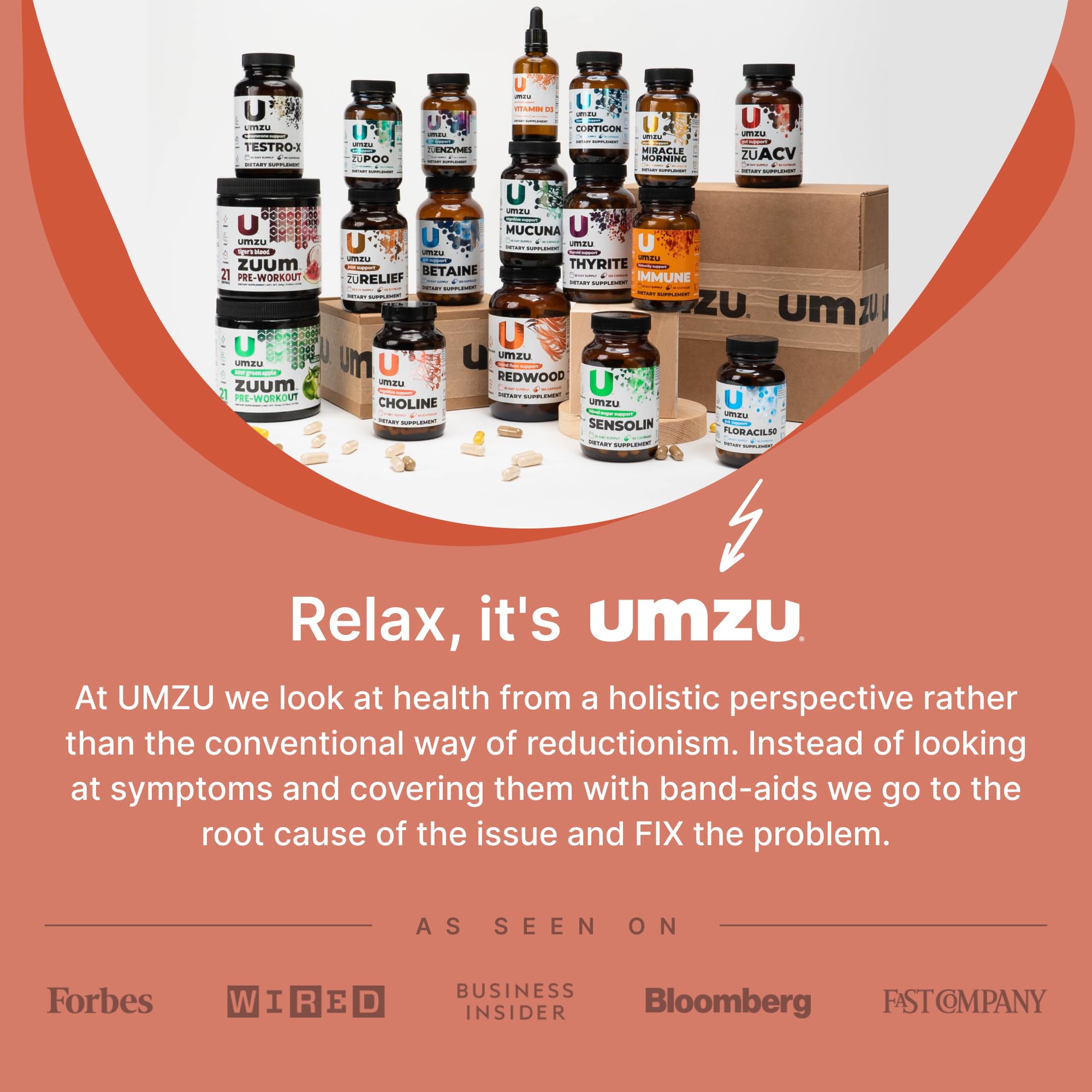 UMZU Redwood daily-use scene suggests easy integration into a busy lifestyle.