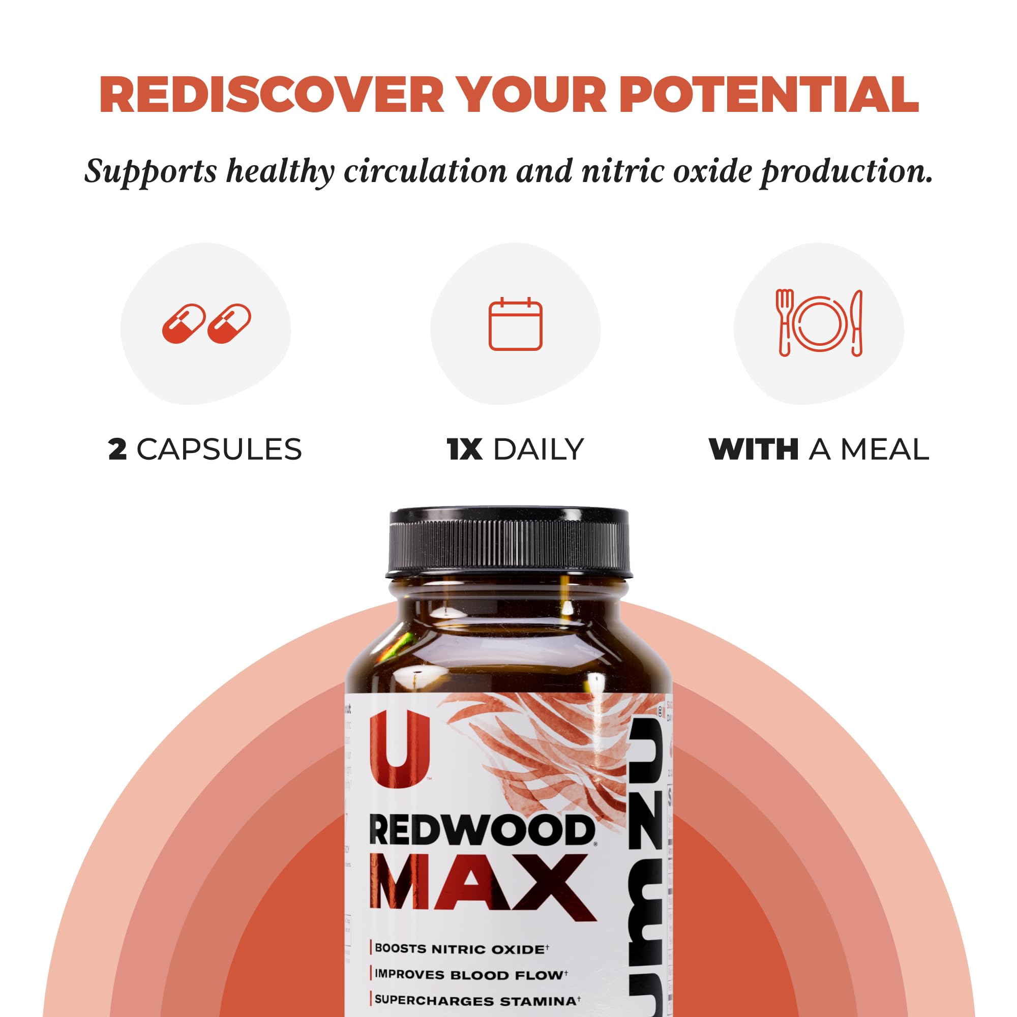 UMZU Redwood Max packaging box conveys USA-made, high-purity formulation