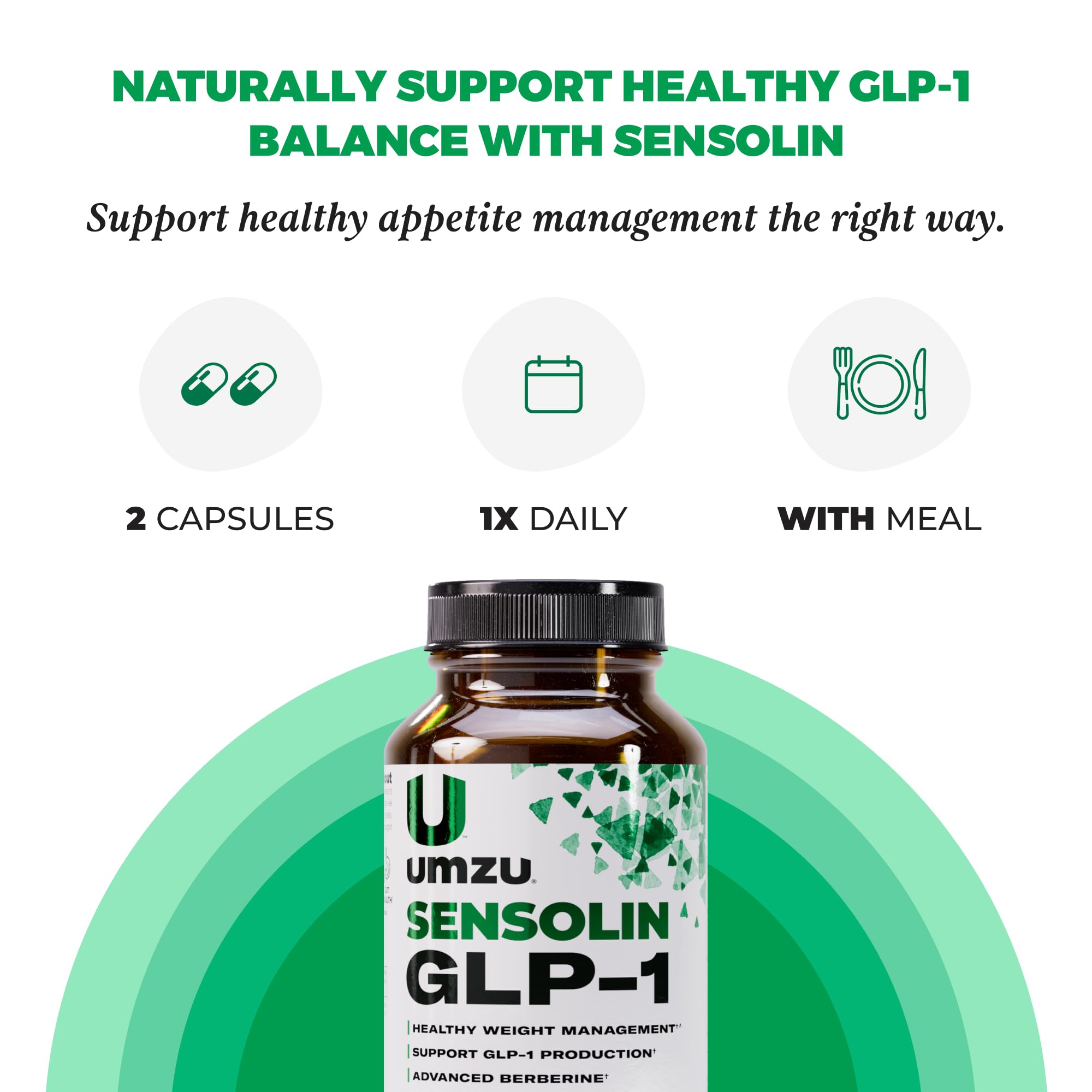 UMZU Sensolin bottle showing Biotin for potential hair and nails support.