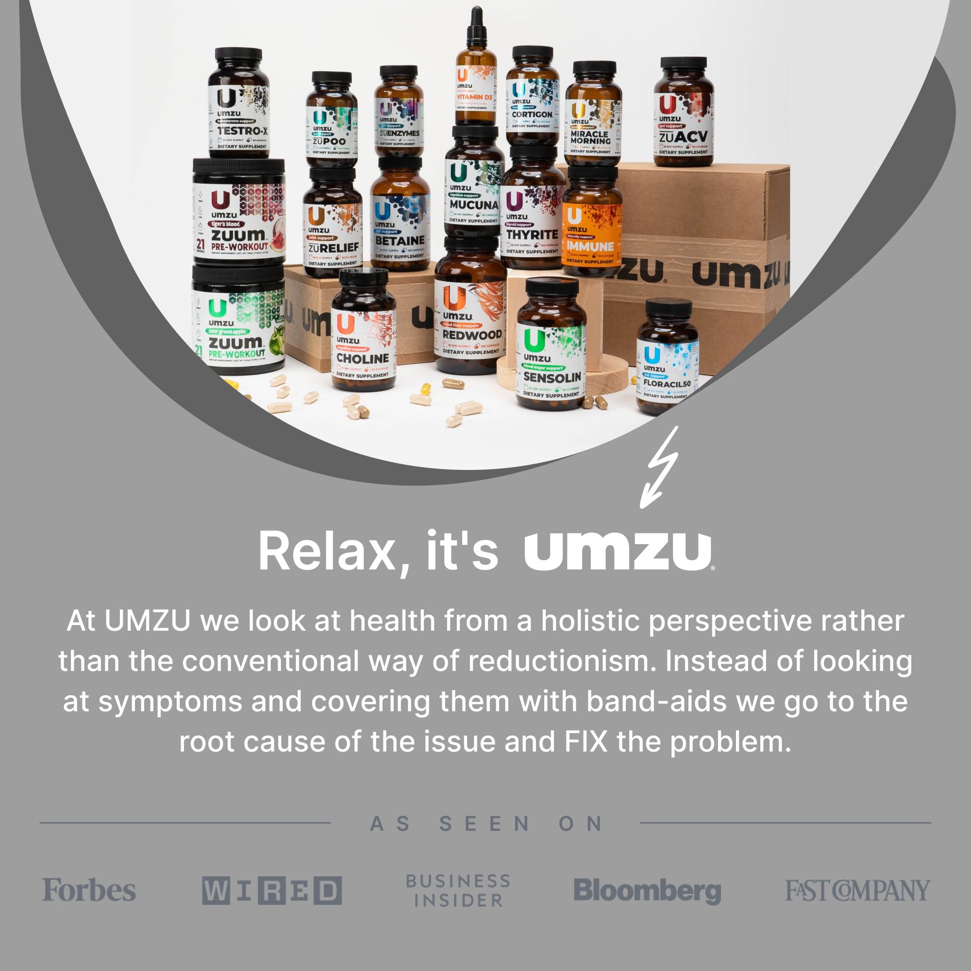 UMZU Testro-X daily wellness setup with bottle