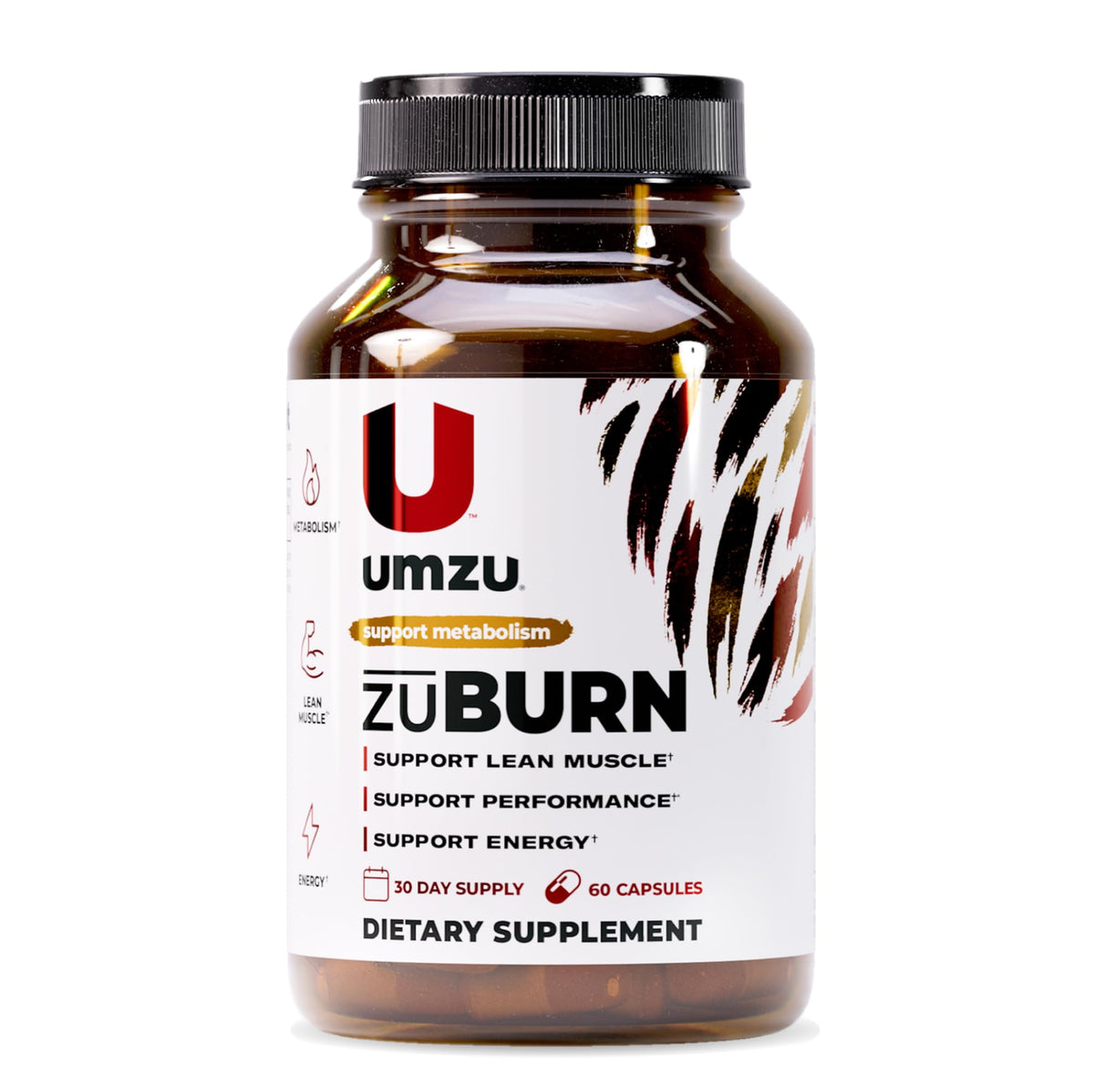 UMZU ZuBurn energy bottle front view for daily energy support.