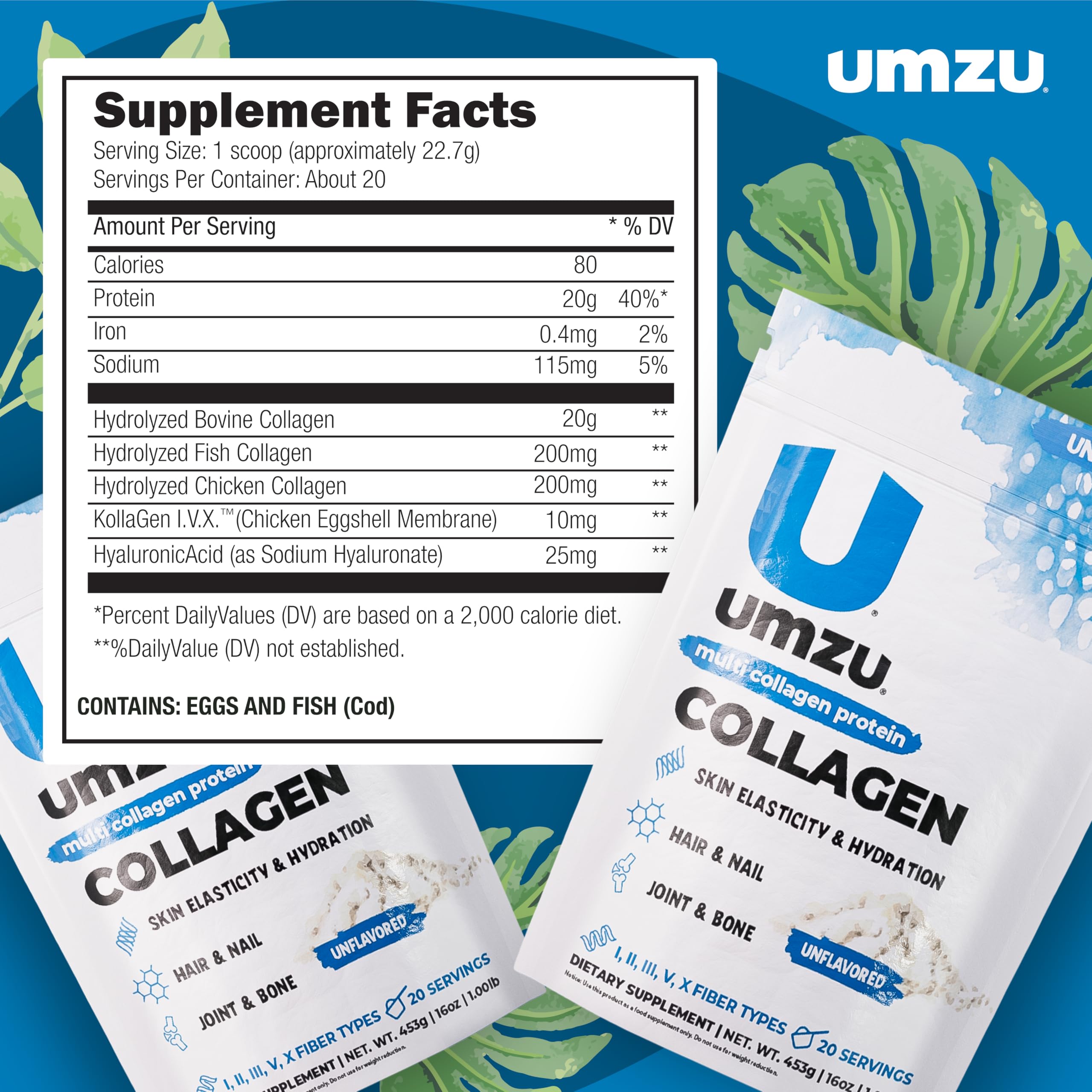 UMZU zuCollagen mixing into hot or cold beverage ideas.
