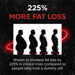 UNALTERED Belly Fat Burner bottle pour demonstrates convenient intake on busy days.
