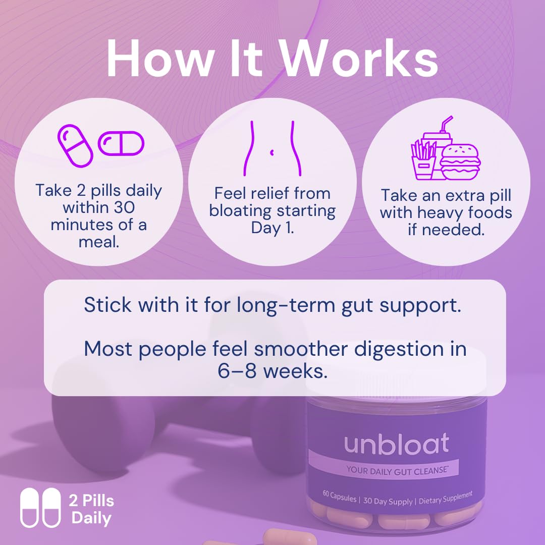Unbloat fiber regularity blend: composition promoting regularity and ease.