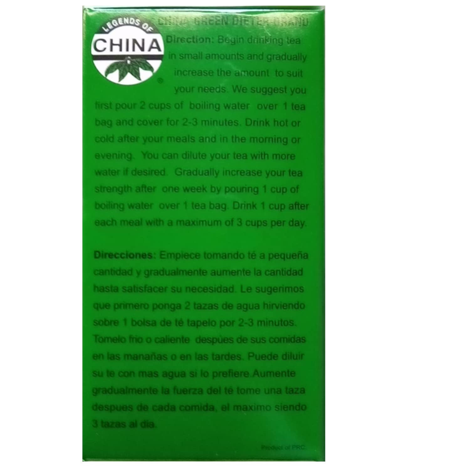 Relaxing moment with Uncle Lee's Tea China Green Dieters Tea.