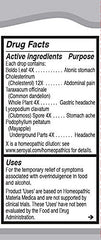 UNDA 243 Numbered Compounds packaging label, highlighting biodynamic ingredients and tradition.