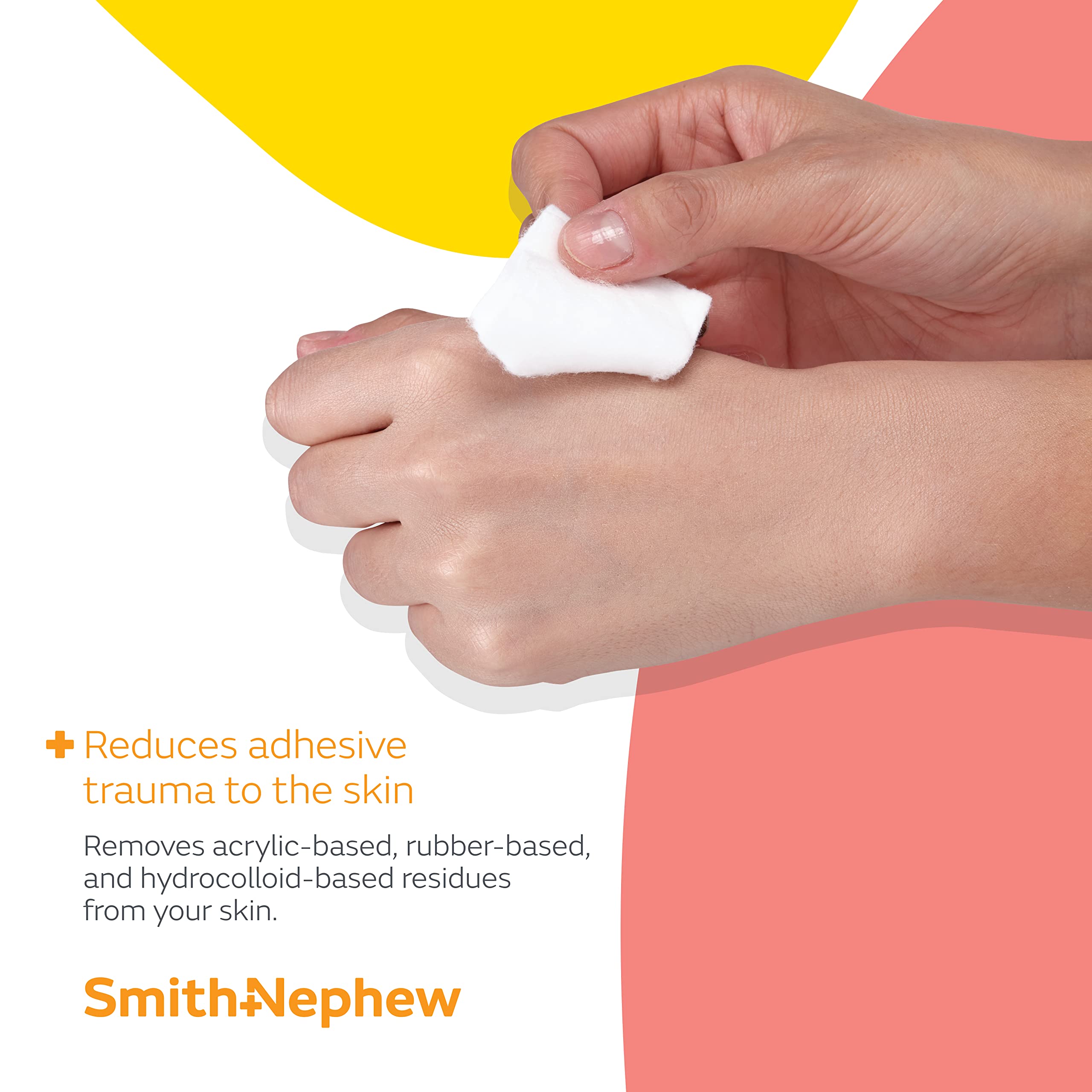 Adhesive residue dissolves cleanly, enabling smoother dressing changes with Uni Solve.