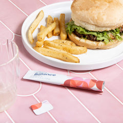 Unicity Balance Mixed Berry stick-pack on-the-go for busy days.