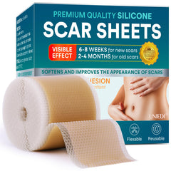 UNIEDI silicone scar sheets roll on skin for recovery coverage